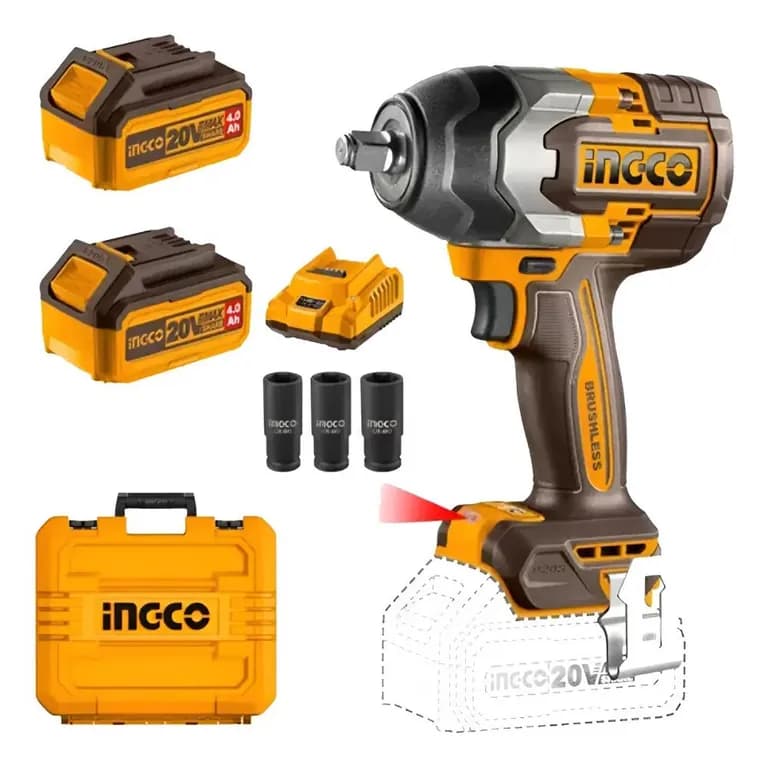 Llave Pistola Impacto Bl 12 20v 850nm 2bat Ciwli2085