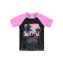 Traje de Bano Nina Polera UV50 MCorta Fucsia - Fucsia Fucsia 4