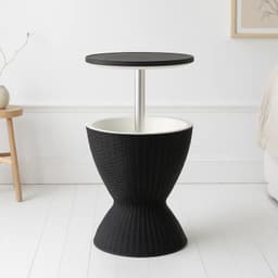 Mesa Cooler Yarra - Rattan Sintetico - Regulable para Terraza y Bar