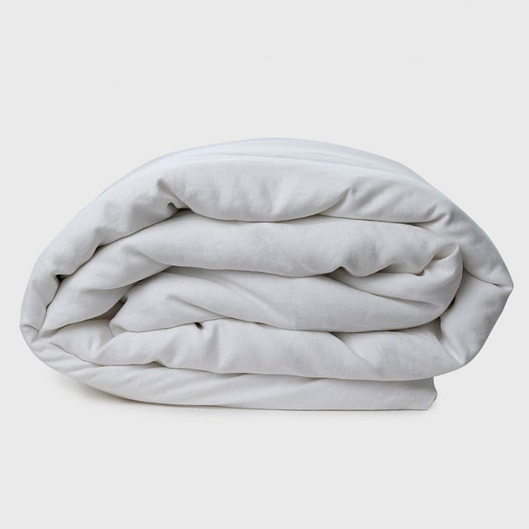 Funda de Plumon Lino White Blanco KING