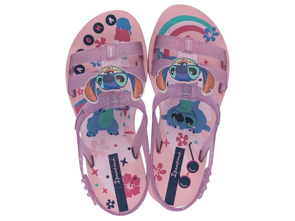 Sandalia Infantil Rosa Stich 102 Azul 26
