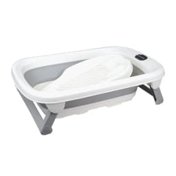 Tina Plegable Con Soporte Maui 40l Gris