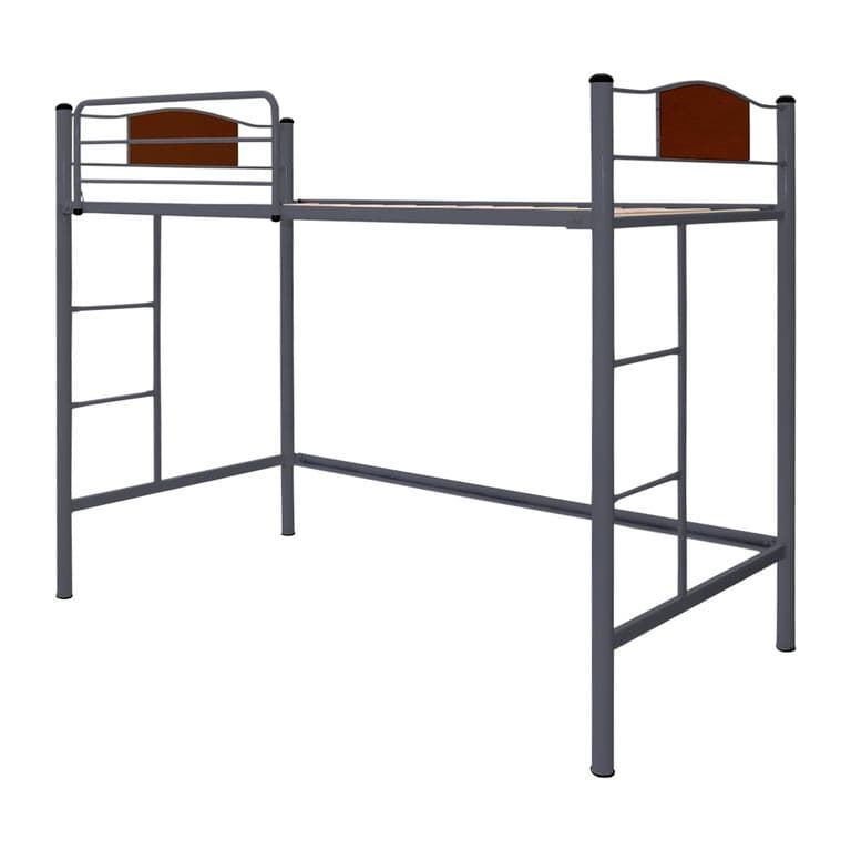 Cama Alta Child 1 Plaza Metalica Grafito