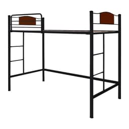 Cama Alta Child 1 Plaza Metalica Negro