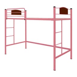 Cama Alta Child 1 Plaza Metalica Rosado