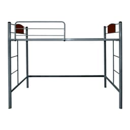 Cama Alta Child 1.5 Plaza Metalica Ceniza