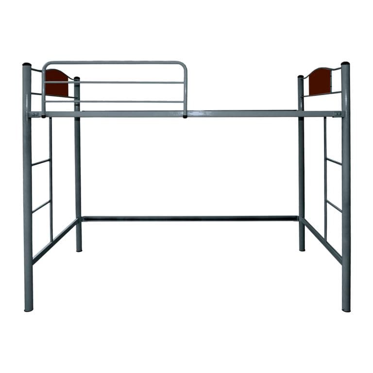 Cama Alta Child 1.5 Plaza Metalica Ceniza