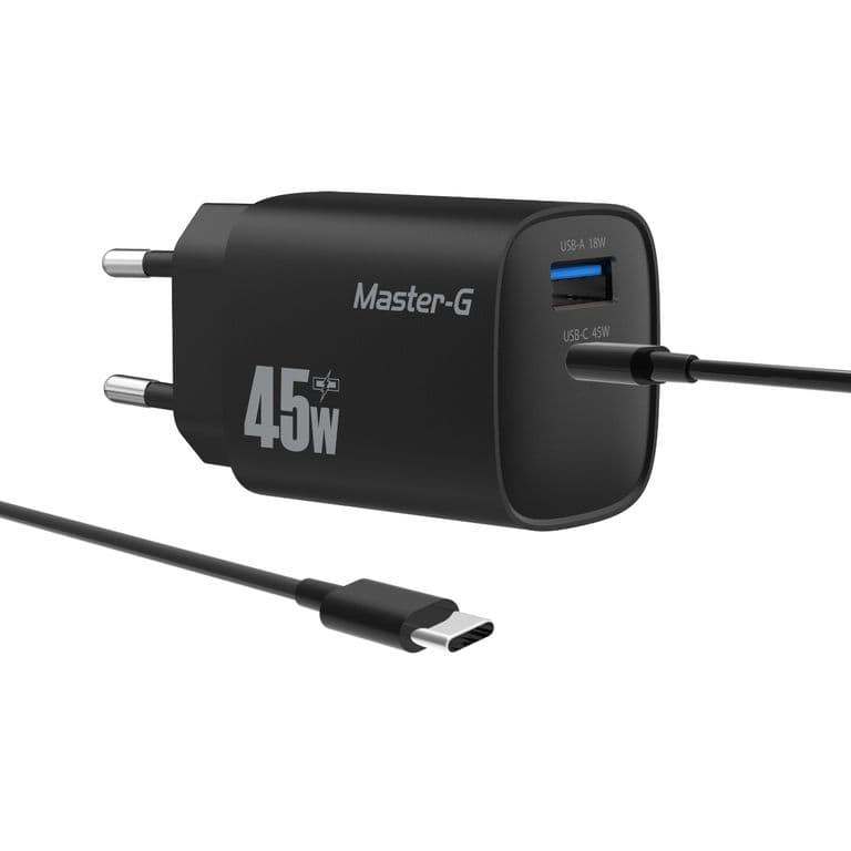 Cargador Carga Rapida 45W Cable USB-C CHARGER45