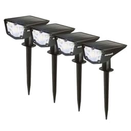 Foco Estaca Led Solar Jardin Impermeable Set x4