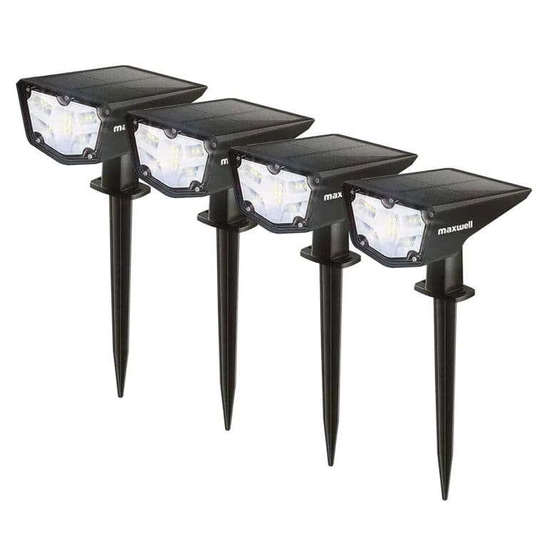 Foco Estaca Led Solar Jardin Impermeable Set x4