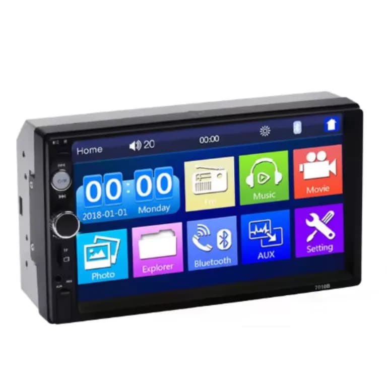 Radio de Auto Touch Screen 7" FHD Bluetooth / SD/ Usb / Aux