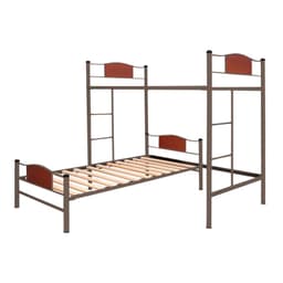 Cama Alta + Cama Baja 1 Plaza Child Castano