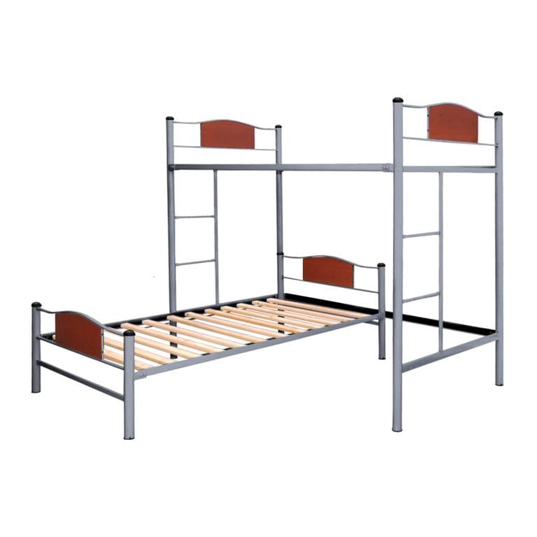 Cama Alta + Cama Baja 1 Plaza Child Ceniza