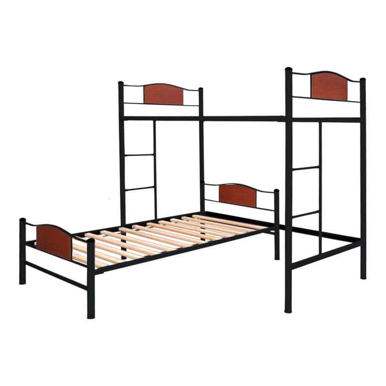 Cama Alta + Cama Baja 1 Plaza Child Negro
