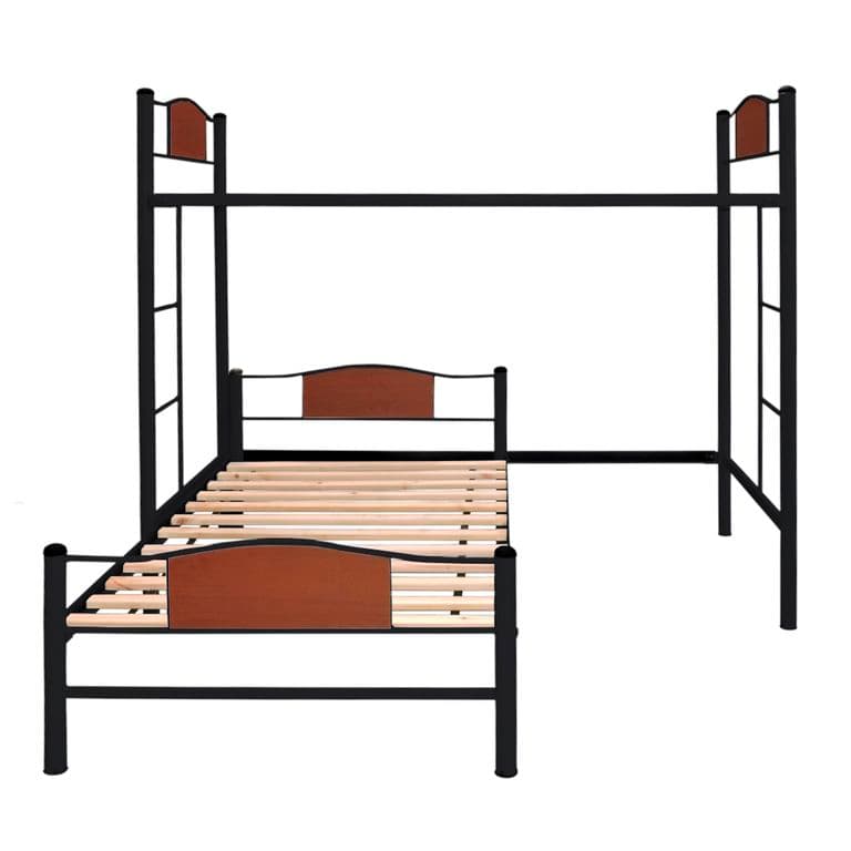 Cama Alta + Cama Baja 1.5 Plaza Child Negro