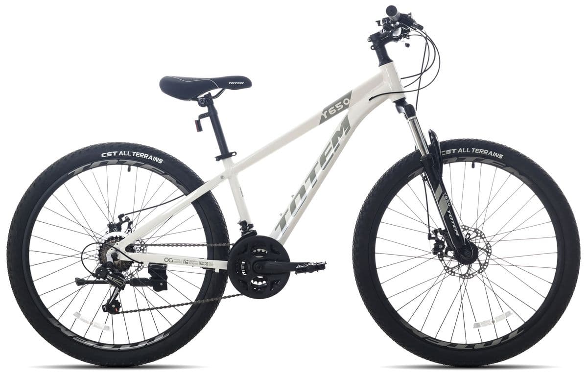 BICICLETA MTB ARO 26 MODELO Y650 BLANCO GRIS Blanco XS