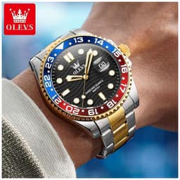 Reloj de Cuarzo Estilo Deportivo y Elegante Acero Inoxidable Plateado TALLA UNICA