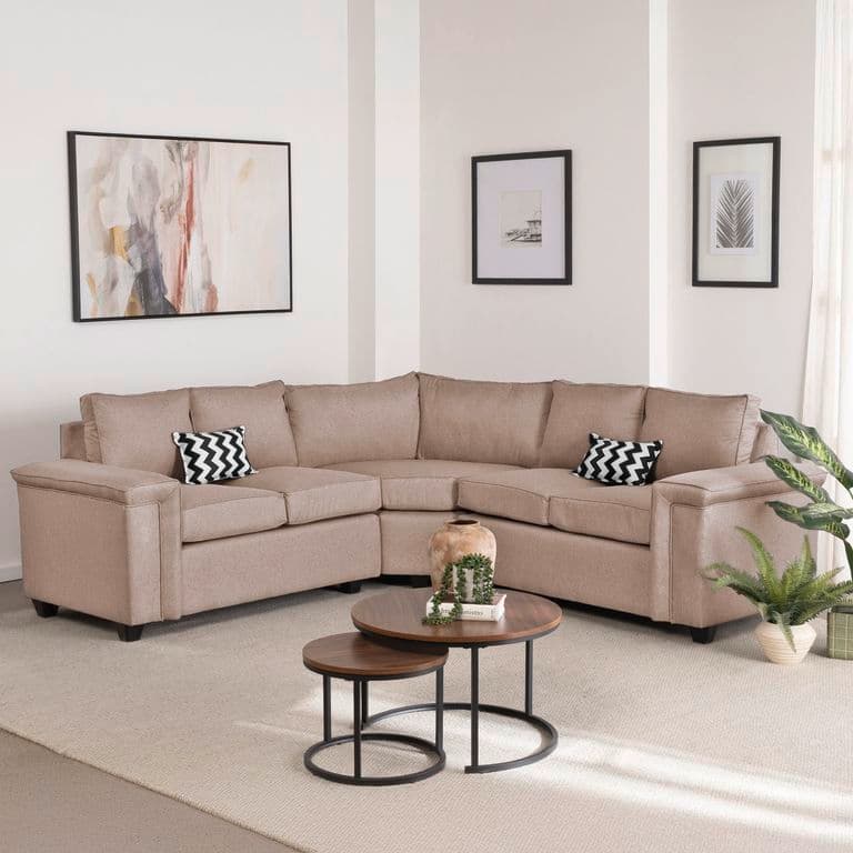 Seccional 212 Sicilia Tela Beige