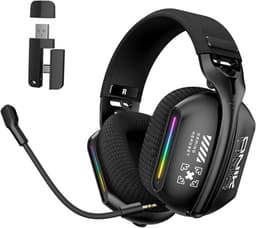 Audifonos Gamer GT808 Tri Mode Negro