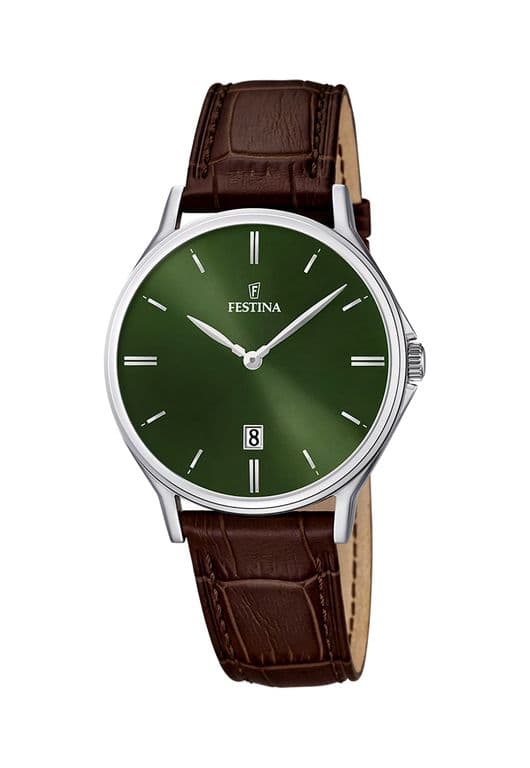 Reloj F16745/6 Verde Hombre Correa Clasico Verde TALLA UNICA
