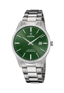 Reloj F20511/5 Verde Hombre Acero Clasico Verde TALLA UNICA