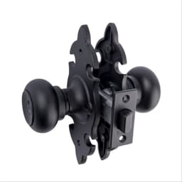 Cerradura pomo dormitorio/oficina negro colonial 6040-ZK
