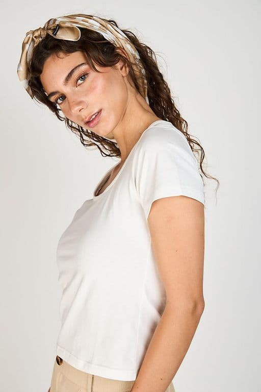 Panuelo Maite Satinado Beige M