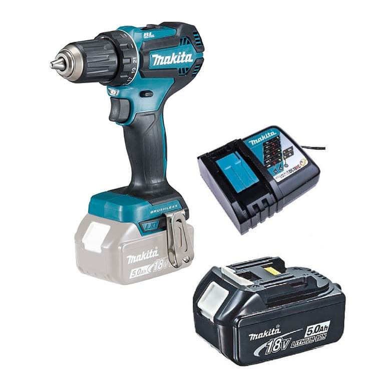 Taladro Atornillador 18v Brushless 50 Nm DDF485 (5 Ah)