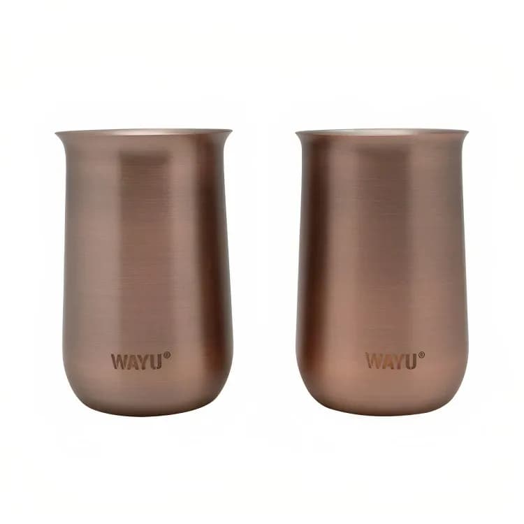 SET 2 VASOS APERITIVO COPPER LINE