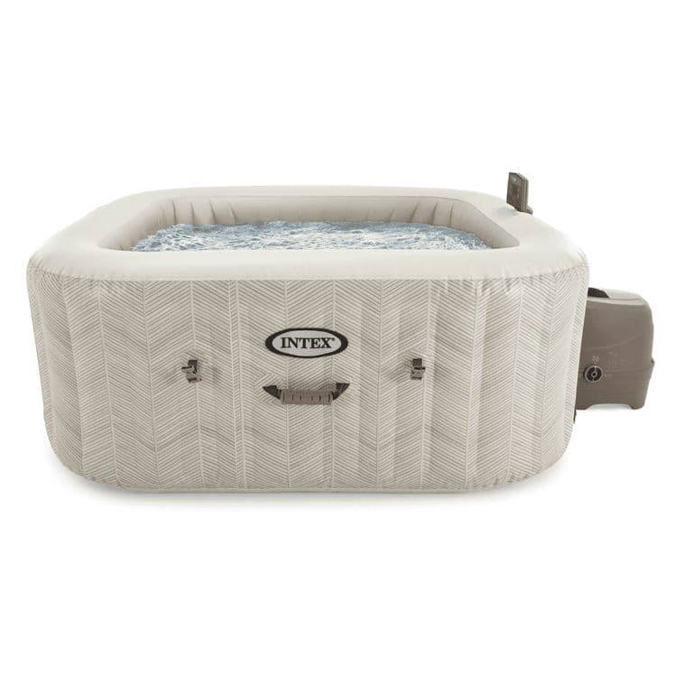 Spa Hot Tub Inflable Chevron Deluxe Square Bubble Spa 4 Personas