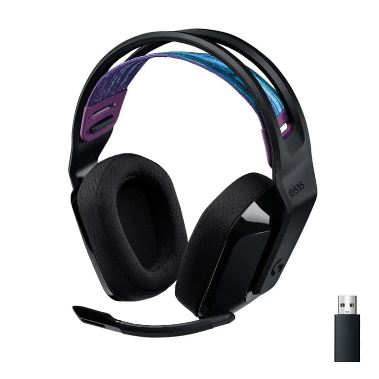 Audifonos Gamer G535 Inalambricos Negros Negro