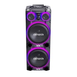 Parlante Bluetooth Torre Karaoke 4000w Tws Aw-poc15 Negro