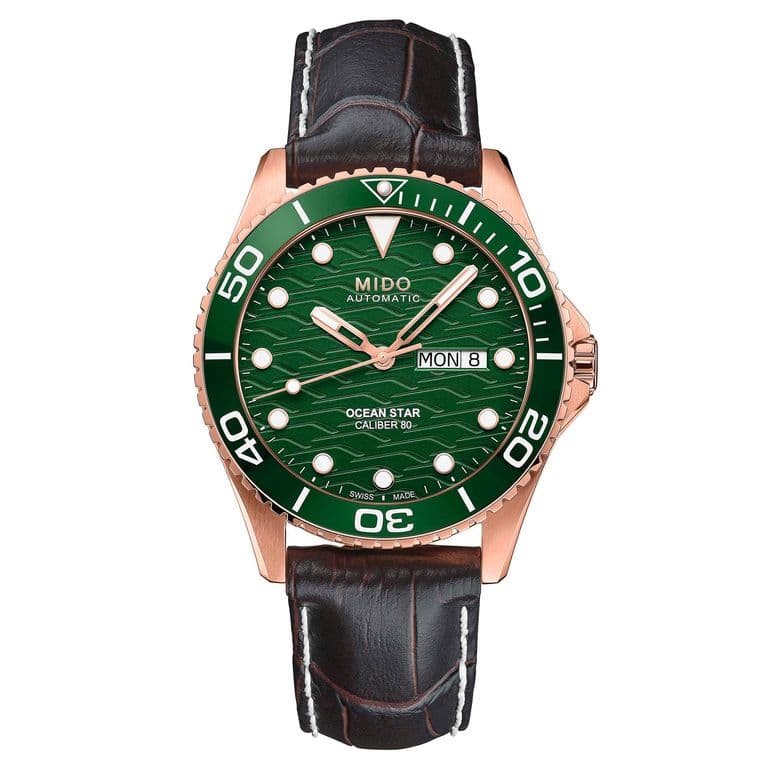 Reloj Ocean Star 200C Cuero Cafe Cafe TALLA UNICA