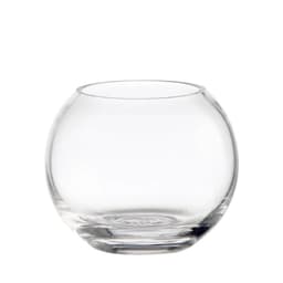 Florero Acuario 8cm Vidrio Redondo Transparente