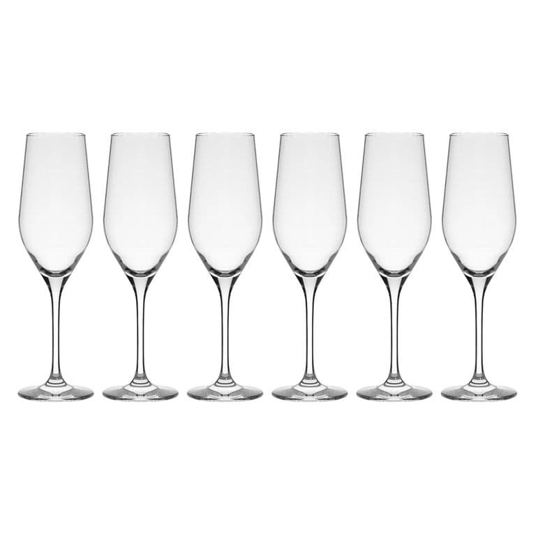 Set 6 Copas Flute 285mL Montalcino Valley Transparente