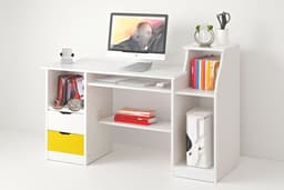 Escritorio con gavetas para oficina blanco Blanco