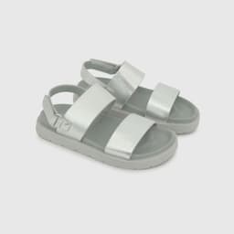 Sandalia Nina Plateado 28