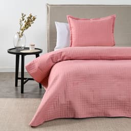 Quilt King Af Liso Rollar rosa