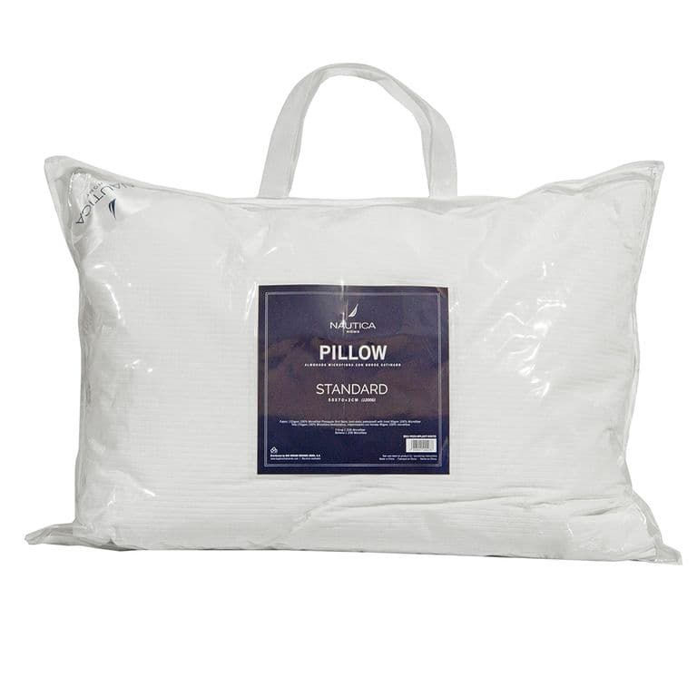 Almohada Microfibra 50x70 HOME con borde satinado