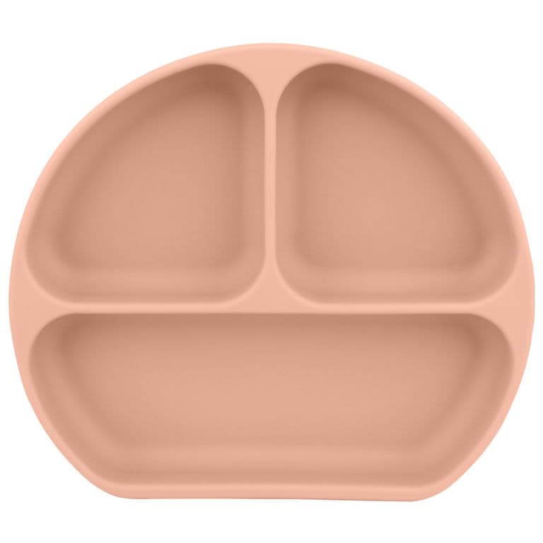 Plato Con Divisiones Terracota