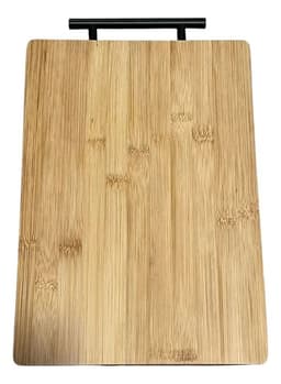 Tabla Para Picar De Bambu Madera Rectangular Con Asa Mediana