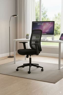 Silla de escritorio Home Office Dot Negro