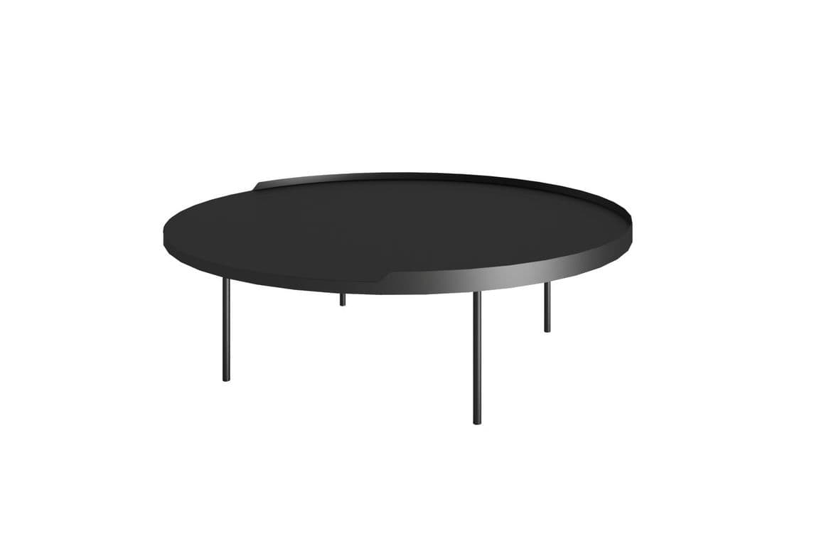Mesa Orion Redonda Negra 100