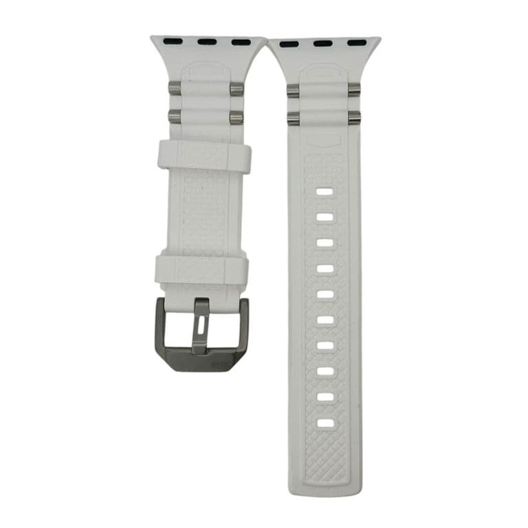 Correa Reloj Silicona Nautic Apple Watch Blanco 38