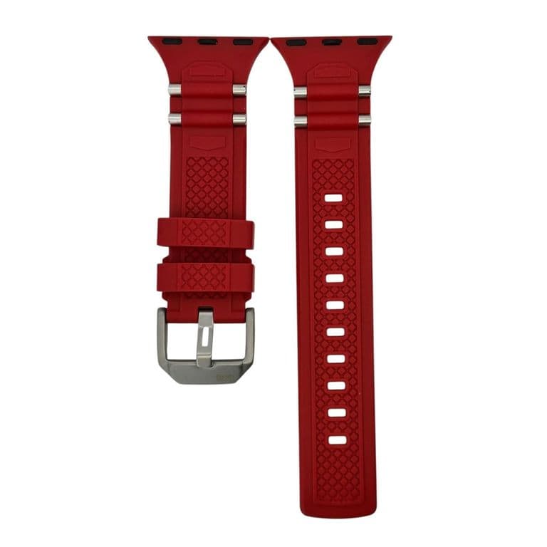 Correa Reloj Silicona Nautic Apple Watch Rojo 42