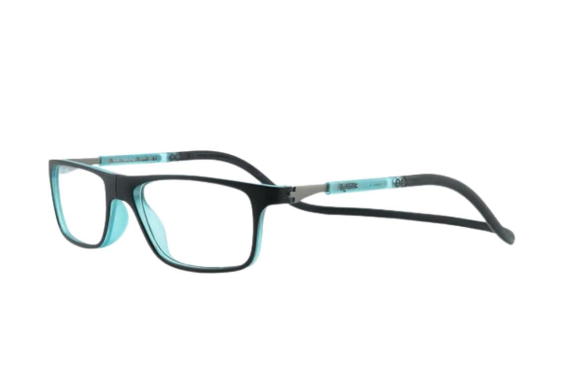 Lentes Opticos Jabba Azul con Clip Magnetico Negro M