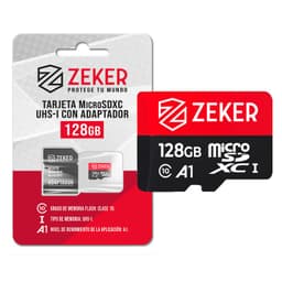 Tarjeta Micro Sd Memoria 128 Gb Velocidad 100mbps Adaptador SD