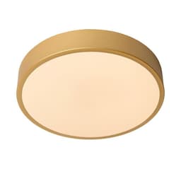 LAMPARA DE TECHO UNAR LED DORADO 30CM 18W 2700K
