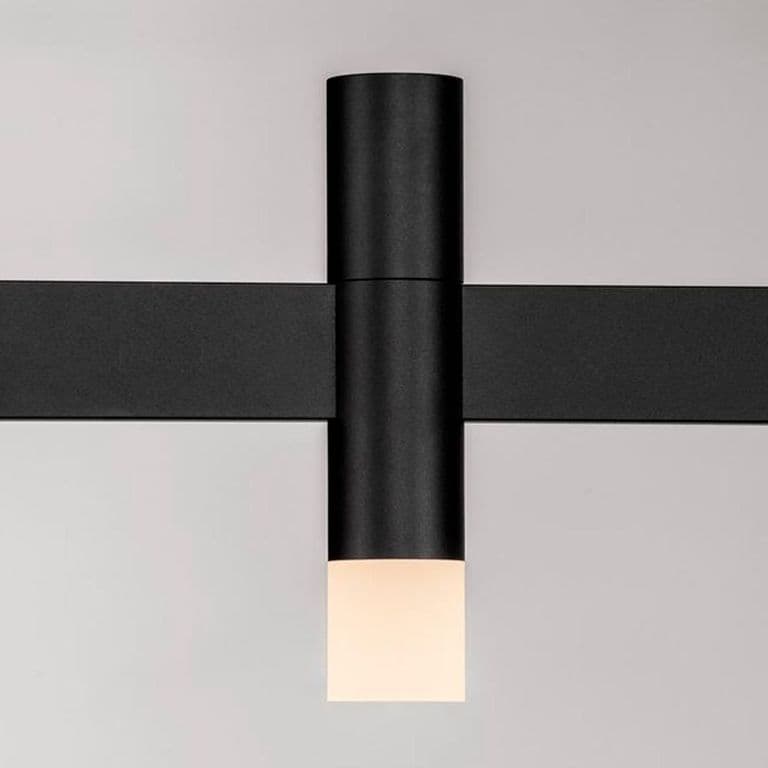 LAMPARA COLGANTE POETIC NEGRO LED 12W 3000K