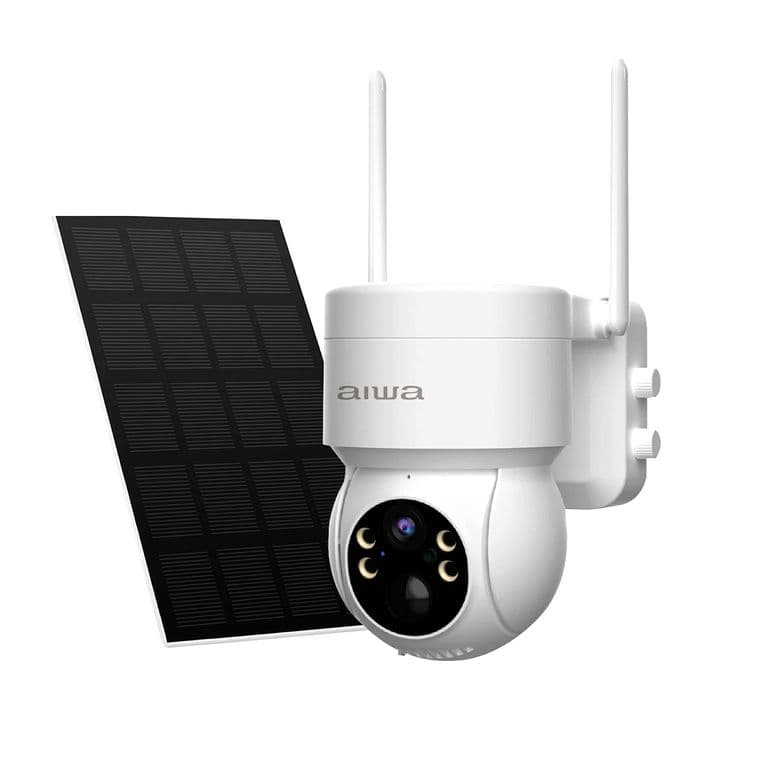 Camara De Seguridad Wifi Exterior Panel Solar Awcto43